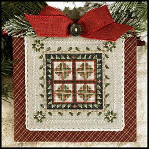 ' log cabin quilt, série log cabin christmas